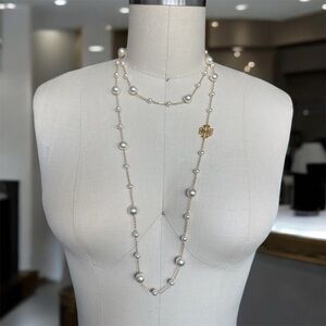 Tory Burch Elegant Pearl Necklace